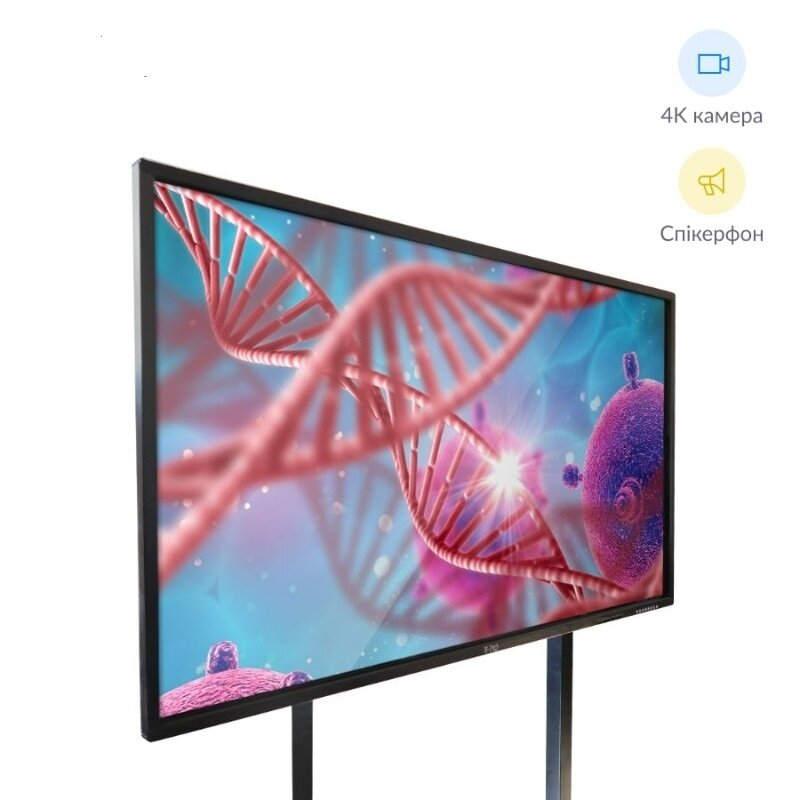 Інтерактивна панель B-Pro 65" (B-PRO 65/8/256 OPSWin), настінне кріплення